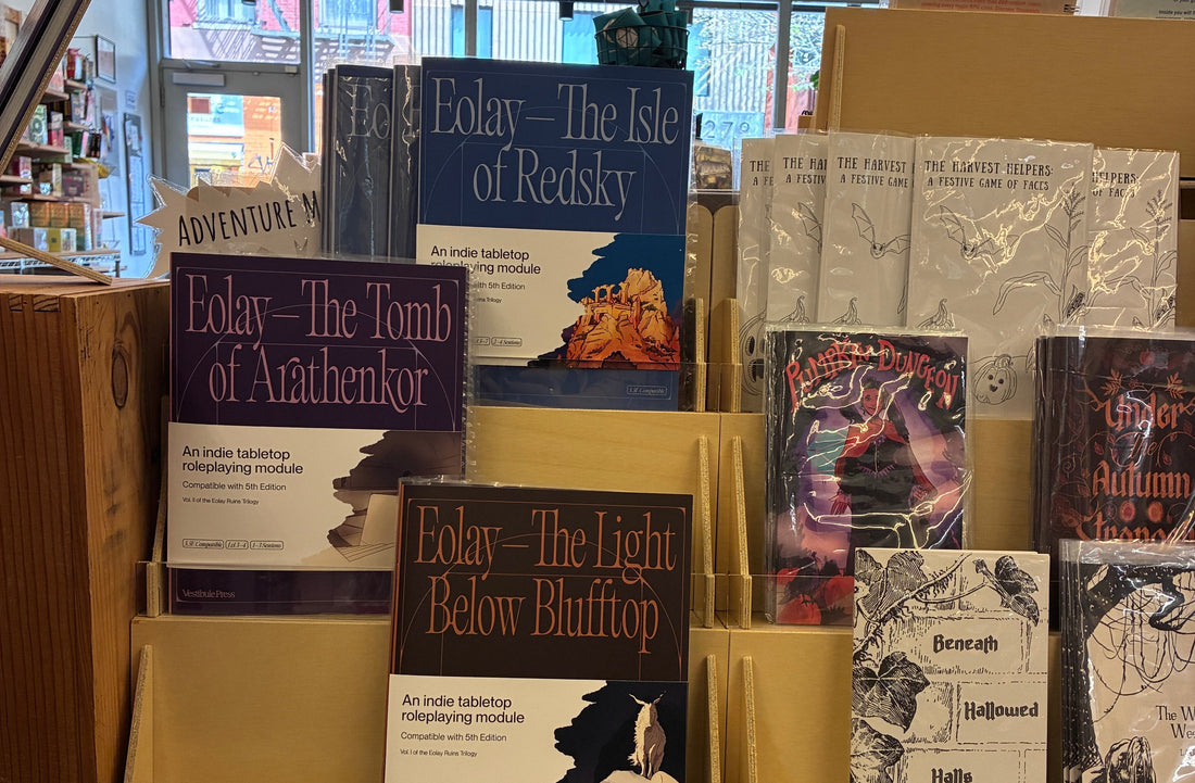 Fall Update—Wherever RPGs are sold (In Brooklyn, at least)