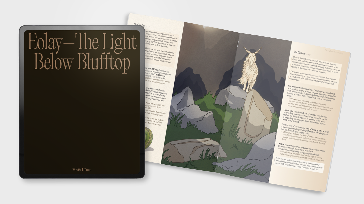 Light Below Blufftop — Adventure Module